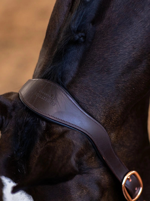 Equestrian Stockholm Moonless Night Anatomical Leather Headcollar