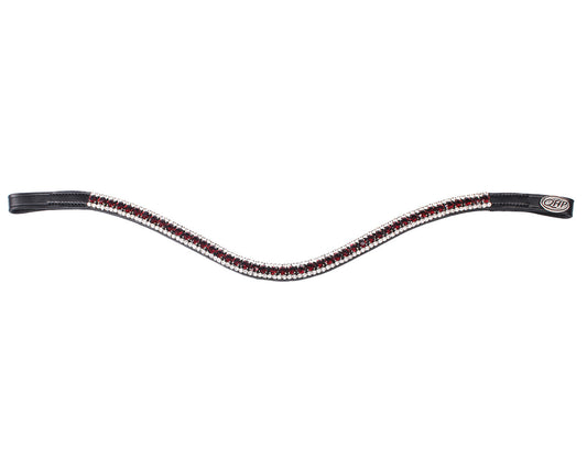 QHP Porto Red Brilliance Browband