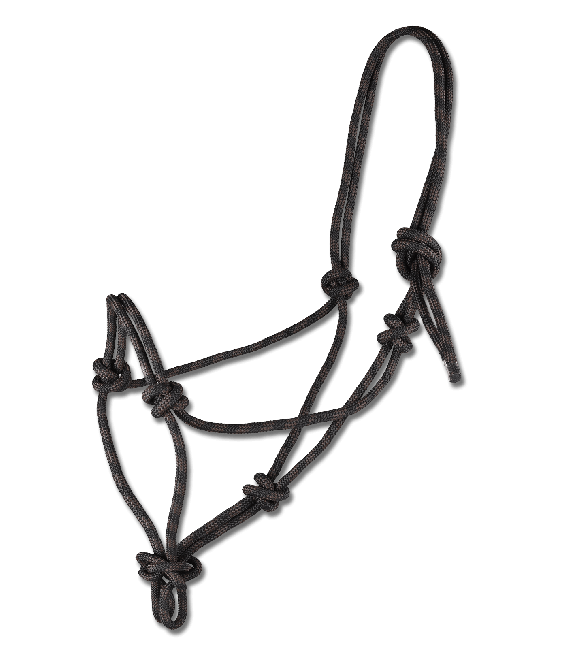 Waldhausen Black Brown Rope Halter
