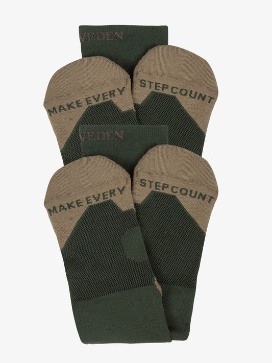 PS of Sweden Forest Green Holly Riding Socks