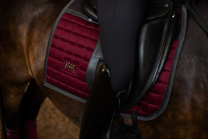 Equestrian Stockholm Sportive Dark Bordeaux Dressage Saddle Cloth