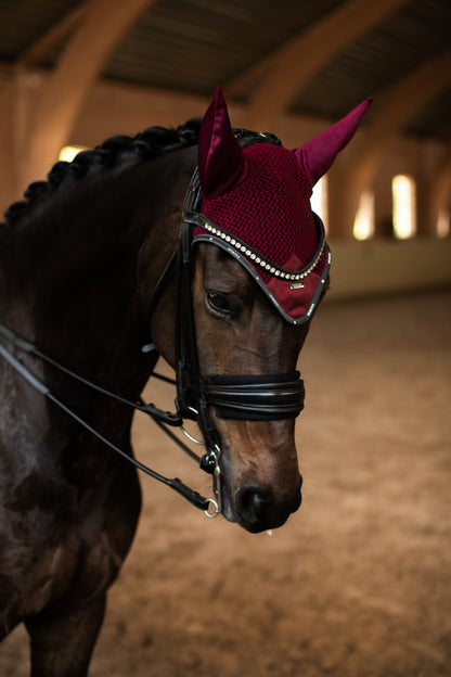 Equestrian Stockholm Sportive Dark Bordeaux Ear Bonnet
