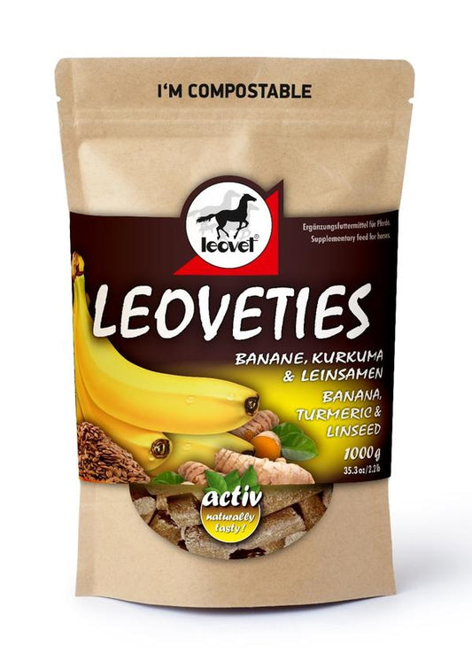 Leovet Banana, Turmeric & Linseed Leoveties Treats