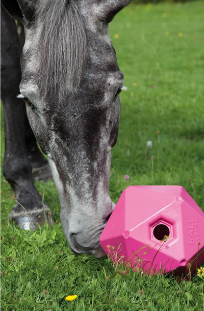 Shires Pink Ball Feeder Toy