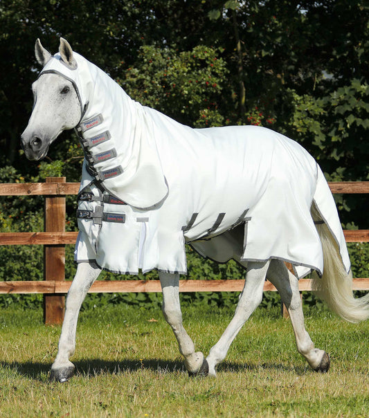 Premier Equine White Buster Sweet-Itch Rug