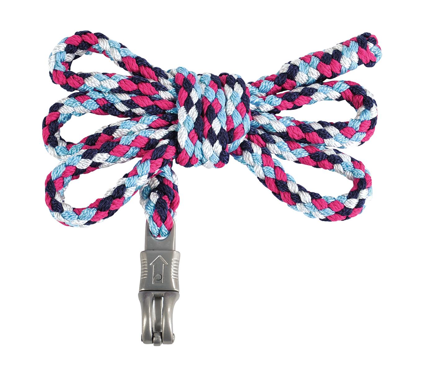Busse Pink Light Blue Flying Pony Leadrope