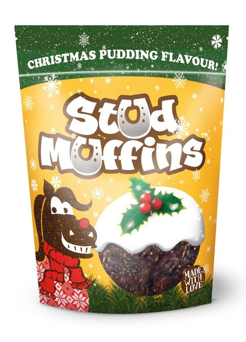 Postre Muffins Dulces De Pudín De Navidad 