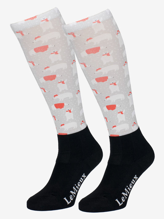 LeMieux Polar Bear Footsie Socks