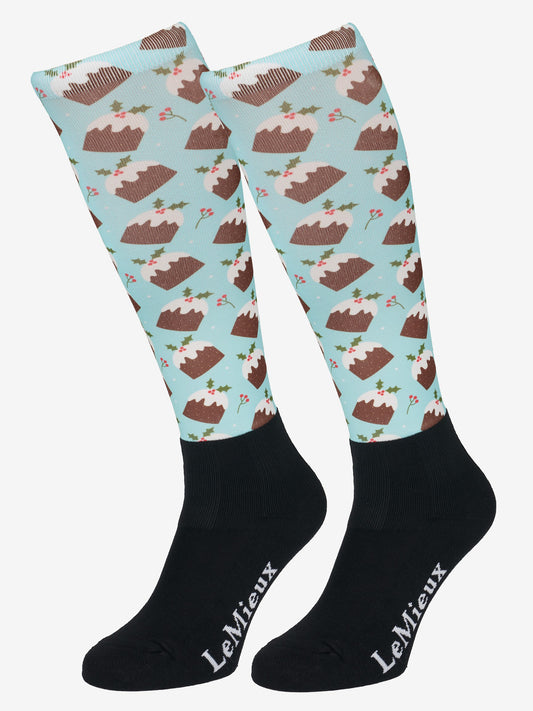 LeMieux Christmas Pudding Footsie Socks